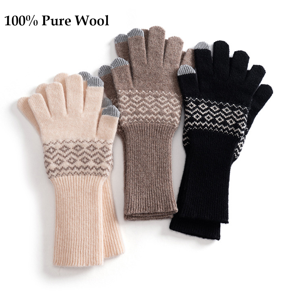 100% Wool Touchscreen Gloves C - огляд і ціна Winter Cycling Commute