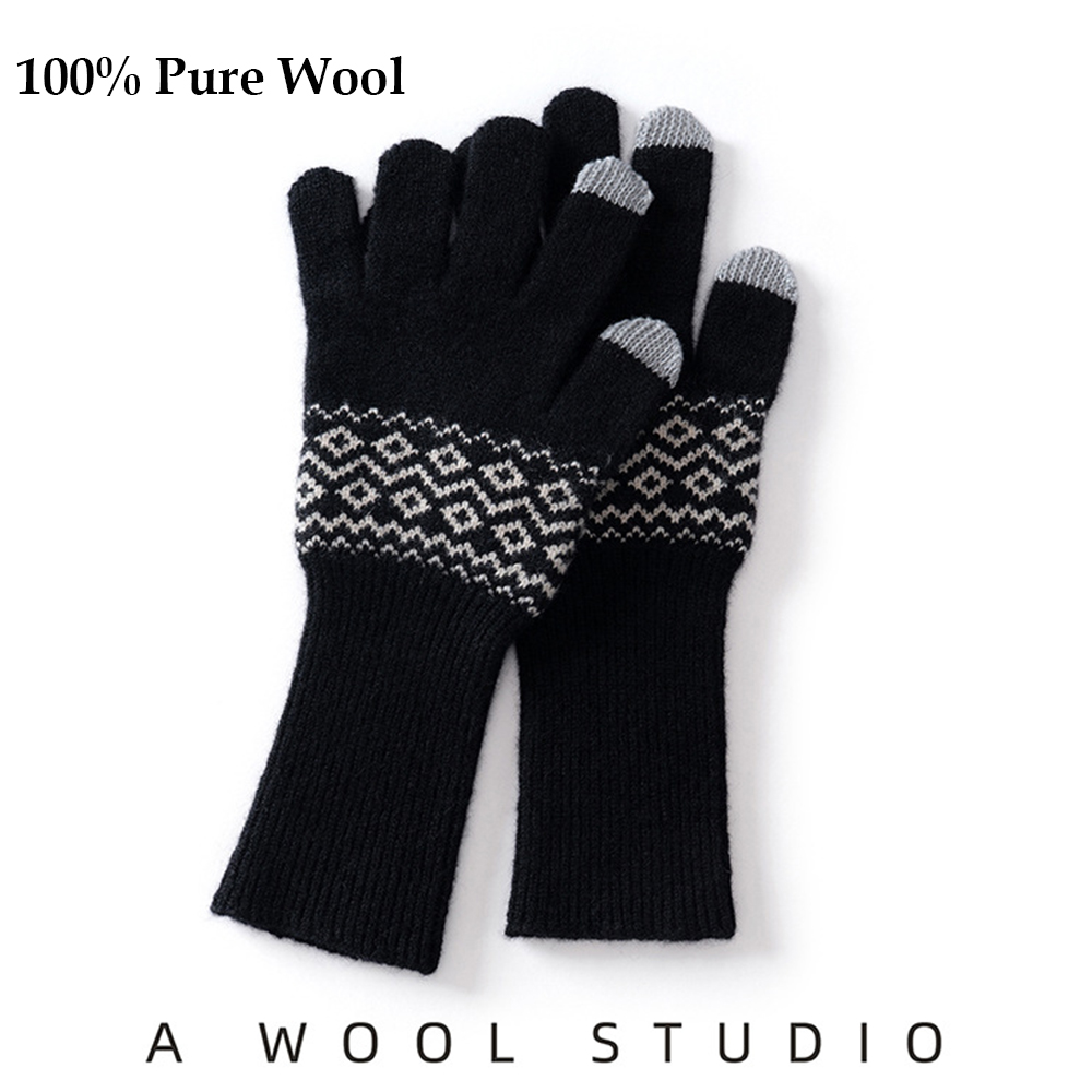100% Wool Touchscreen Gloves C - огляд і ціна Winter Cycling Commute