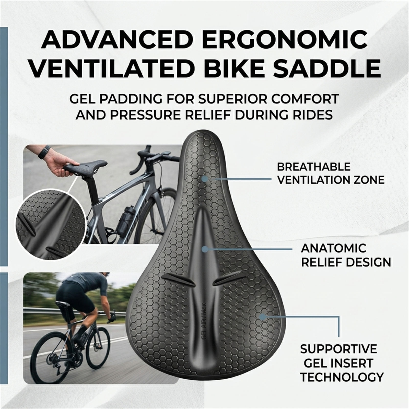 Silicone Bicycle Seat Cover Th - огляд і ціна Cycling For Commute