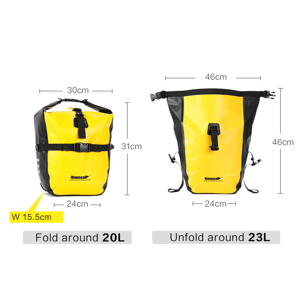 Rhinowalk 20L Bicycle Pannier  - огляд і ціна Cycling Journey