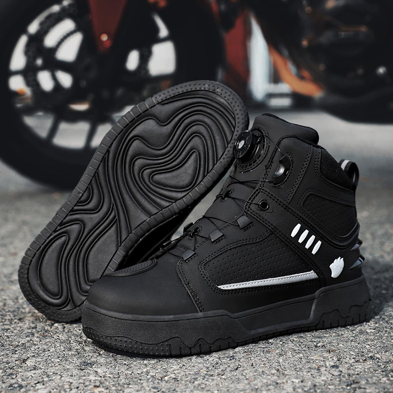 Men Motorcycle Riding Boots Wa - огляд і ціна Cycling Shoes For Commute