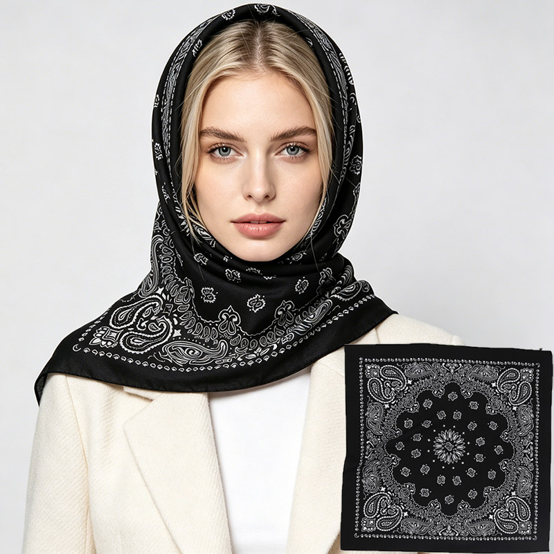 Cotton Black Big Size 70*70cm  - огляд і ціна Cycling Zones